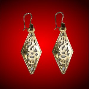 diamond shape name earring-1
