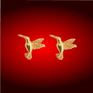 Trinidad Humming Bird Stud Earring Large